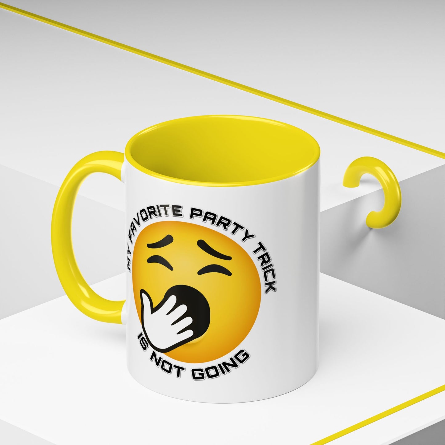 Humor Mug - My Favorite Party Trick is Not Going
