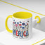 4th of July Mug - Floral America Patriotic