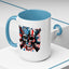 4th of July Mug - Skull With American Flag