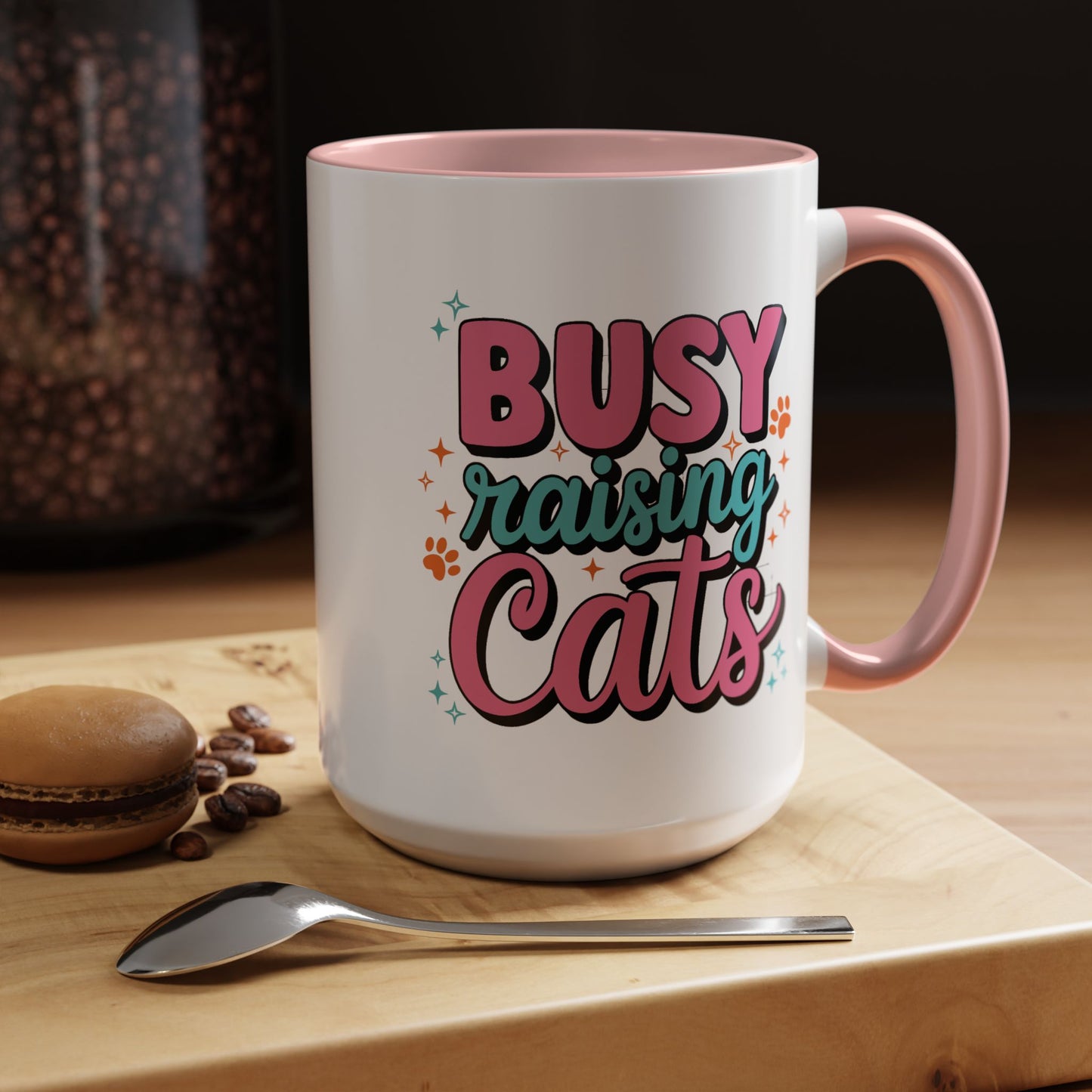 Animal Mug - Busy Raising Cats