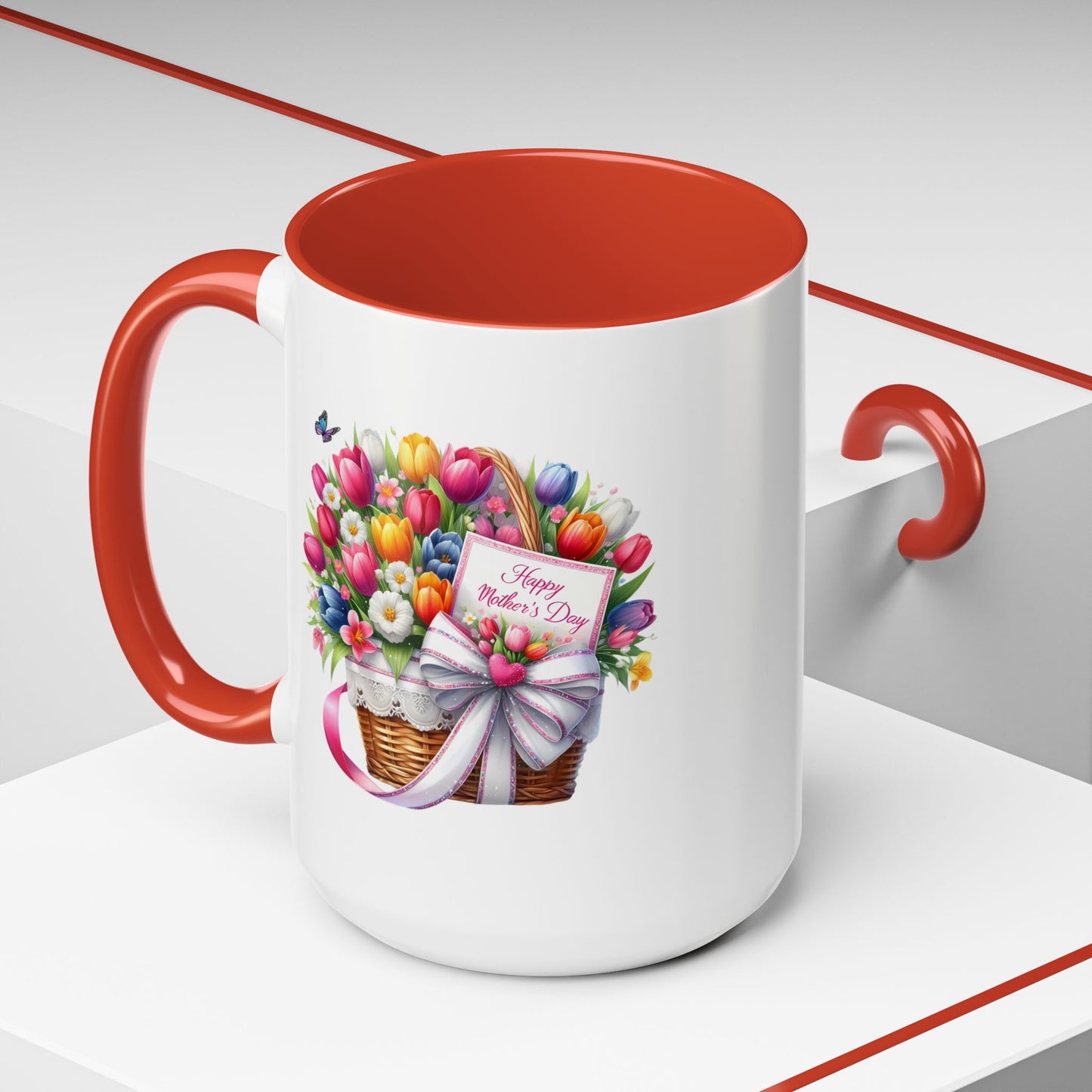 Mother's Day Mug - Happy Mother's Day Bouquet