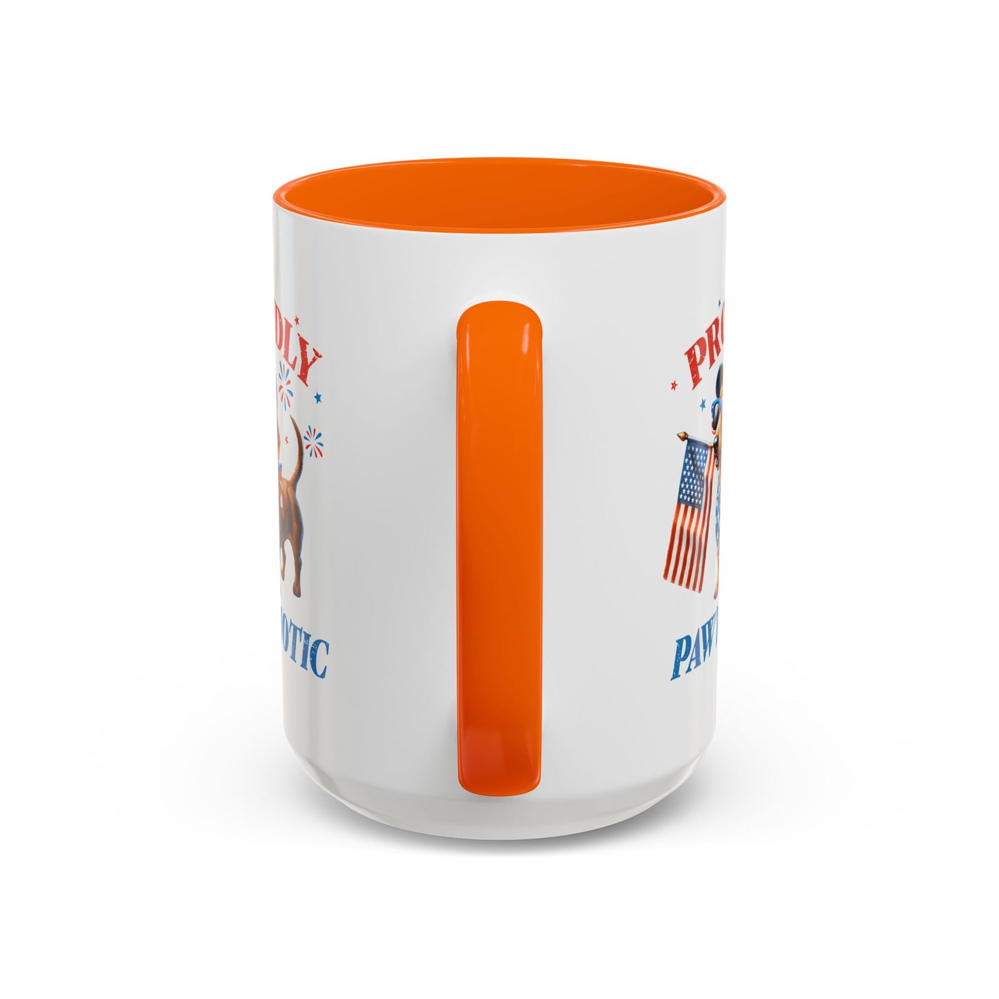 4th of July Mug - Proudly Pawtriotic Dog