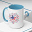 4th of July Mug - Star Flag Fireworks