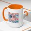 4th of July Mug - Freedom Smiley Face
