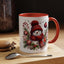Christmas Mug - Burgundy Snowman