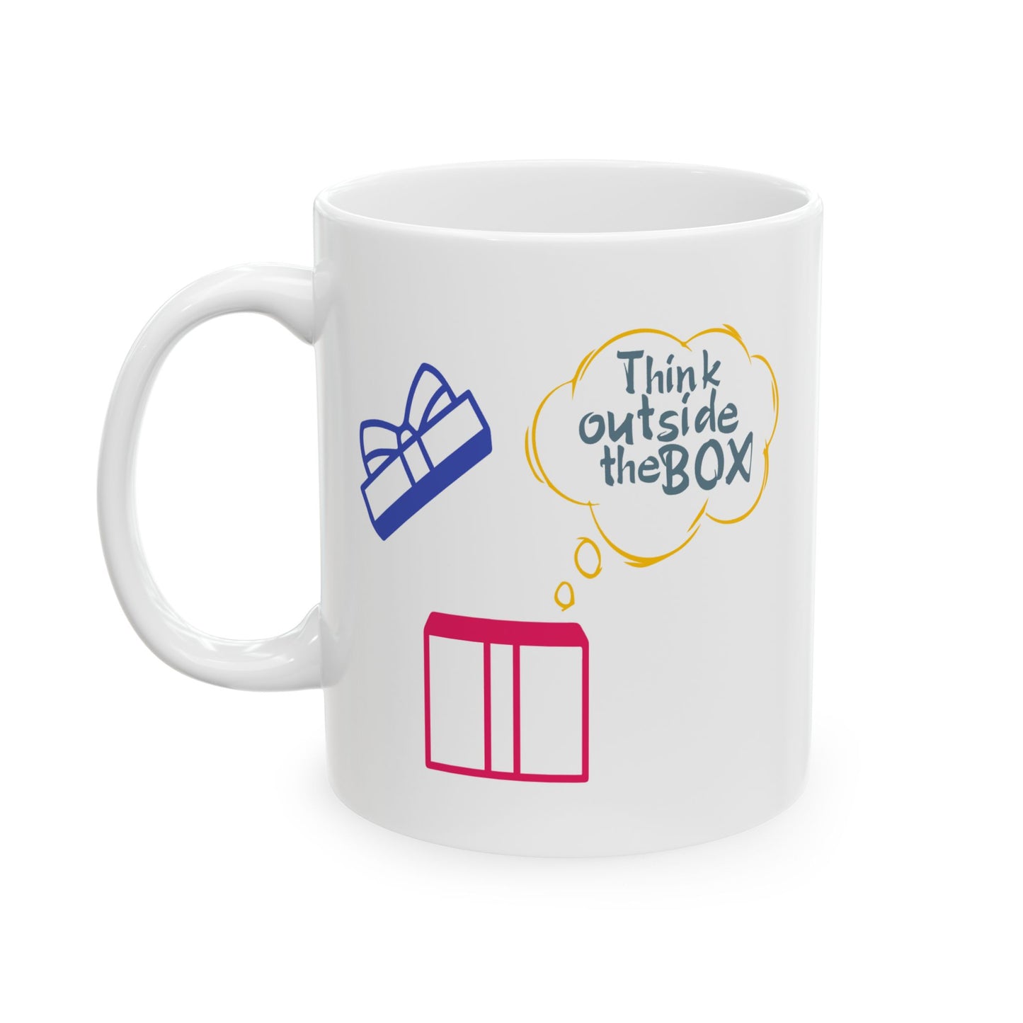 Motivation Mug - Think Outside The Box 2