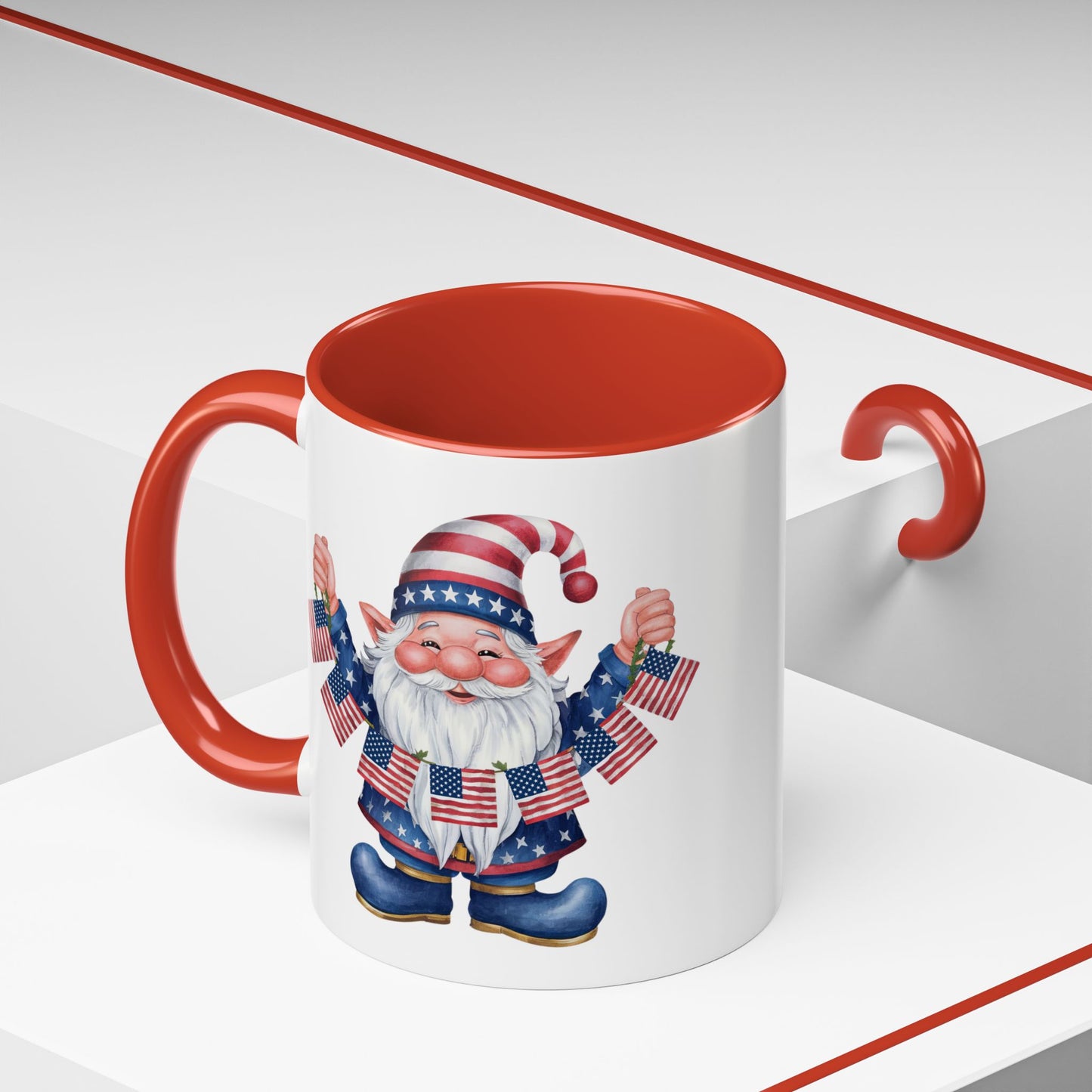 4th of July Mug - American Gnome 16