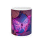 Artistic Mug - Neon Butterfly