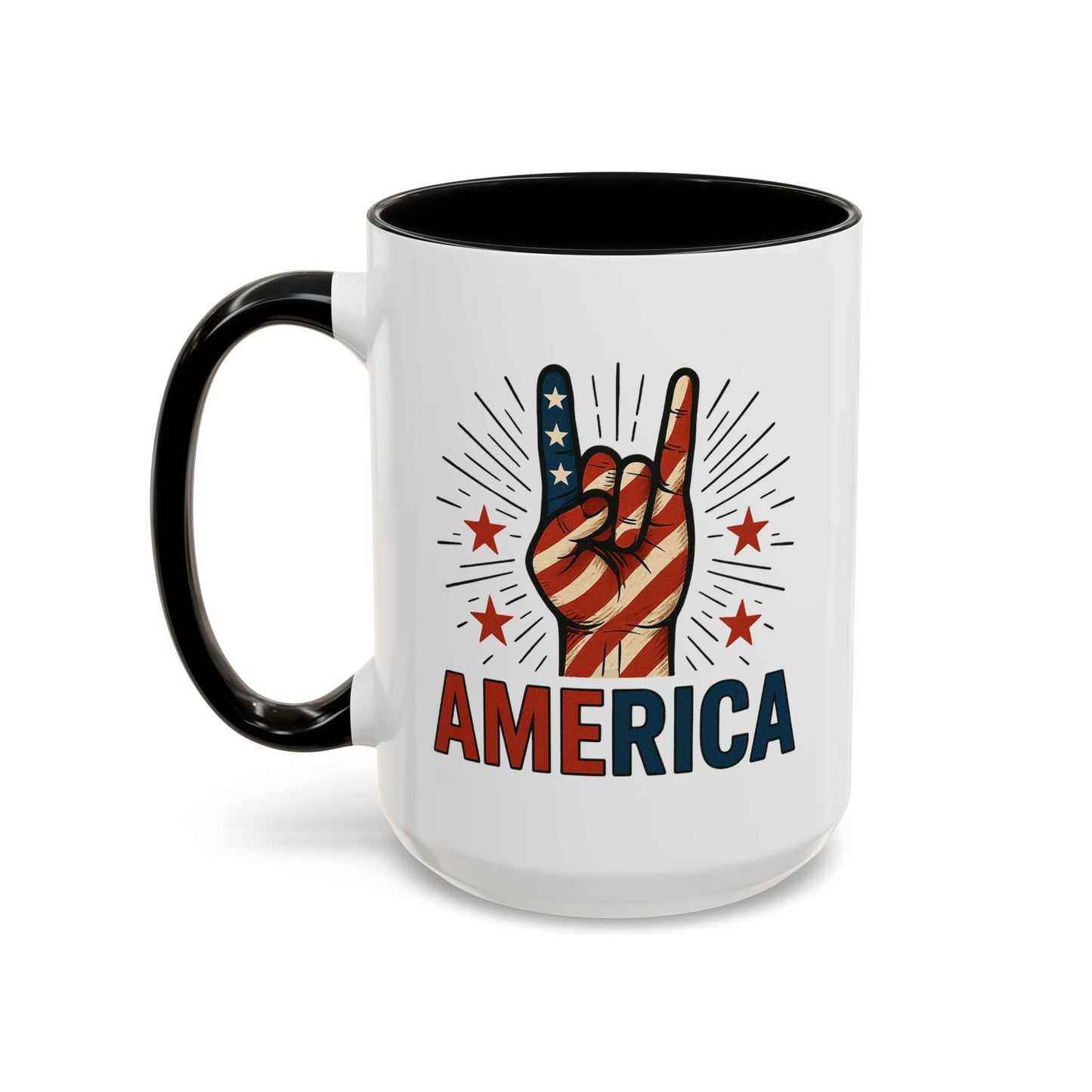 4th of July Mug - America Rock On