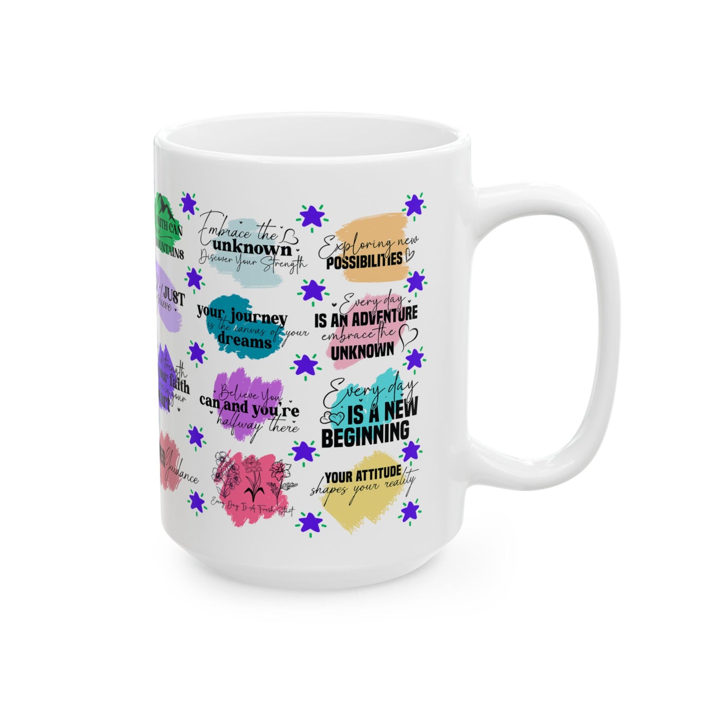 Motivation Mug - Faith Can Move Mountains