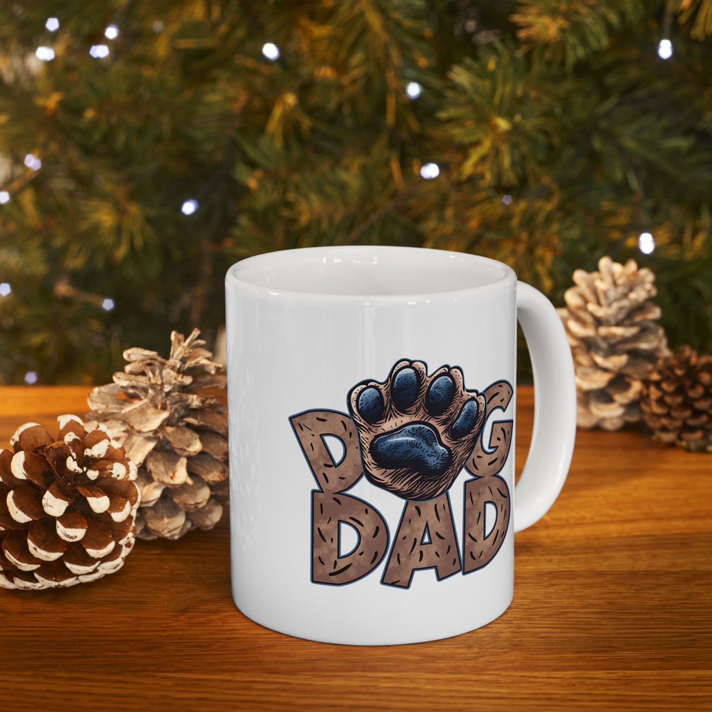 Animal Mug - Dog Dad Paw