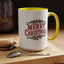 Christmas Mug - Merry Christmas Maroon Text Ornament Decorations