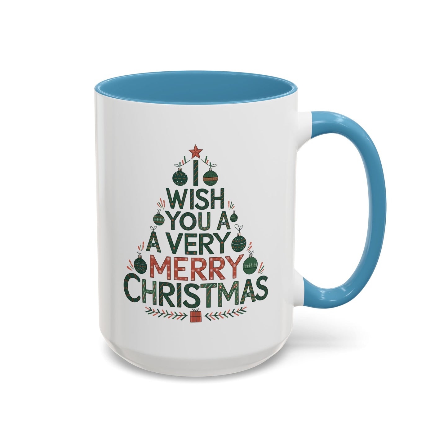 Christmas Mug - I Wish You a Merry Christmas Tree