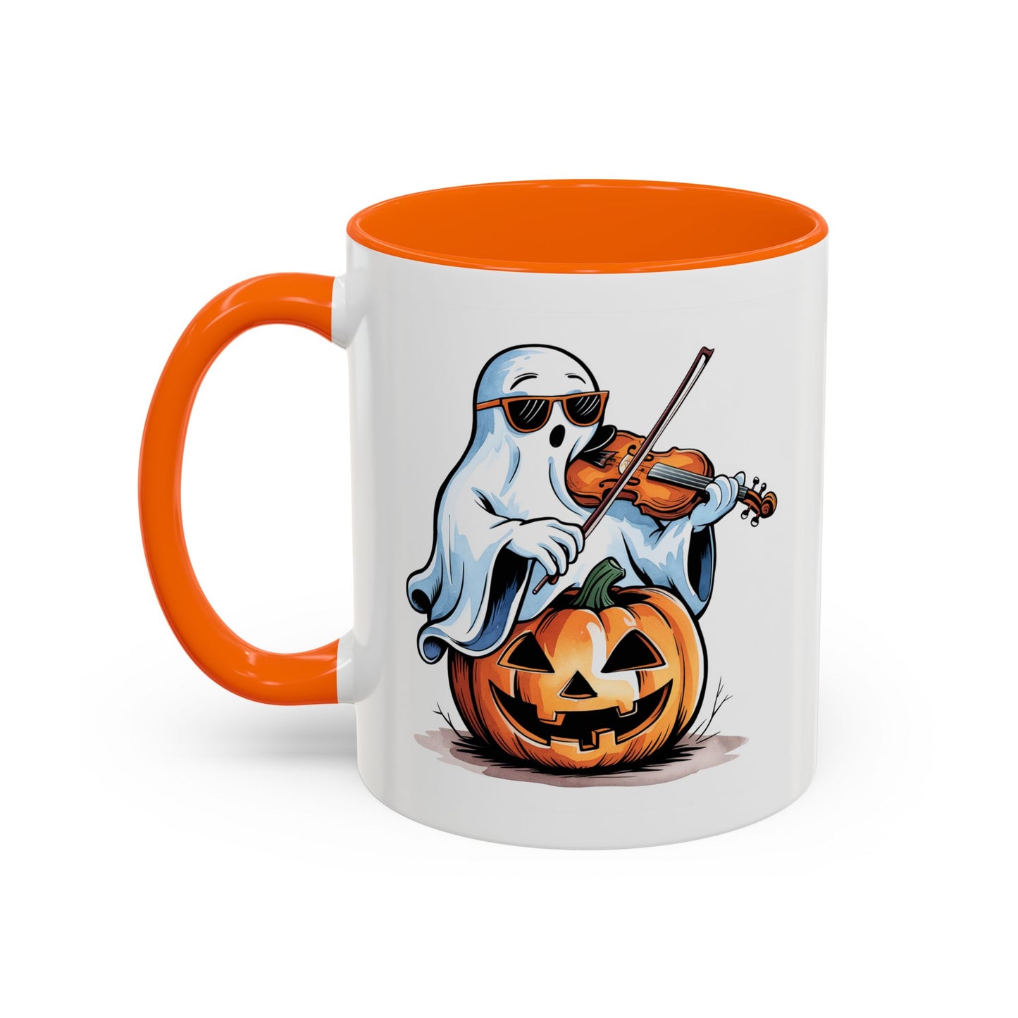 Halloween Mug - Violin Playing Ghost