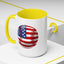 4th of July Mug - Baseball American Flag
