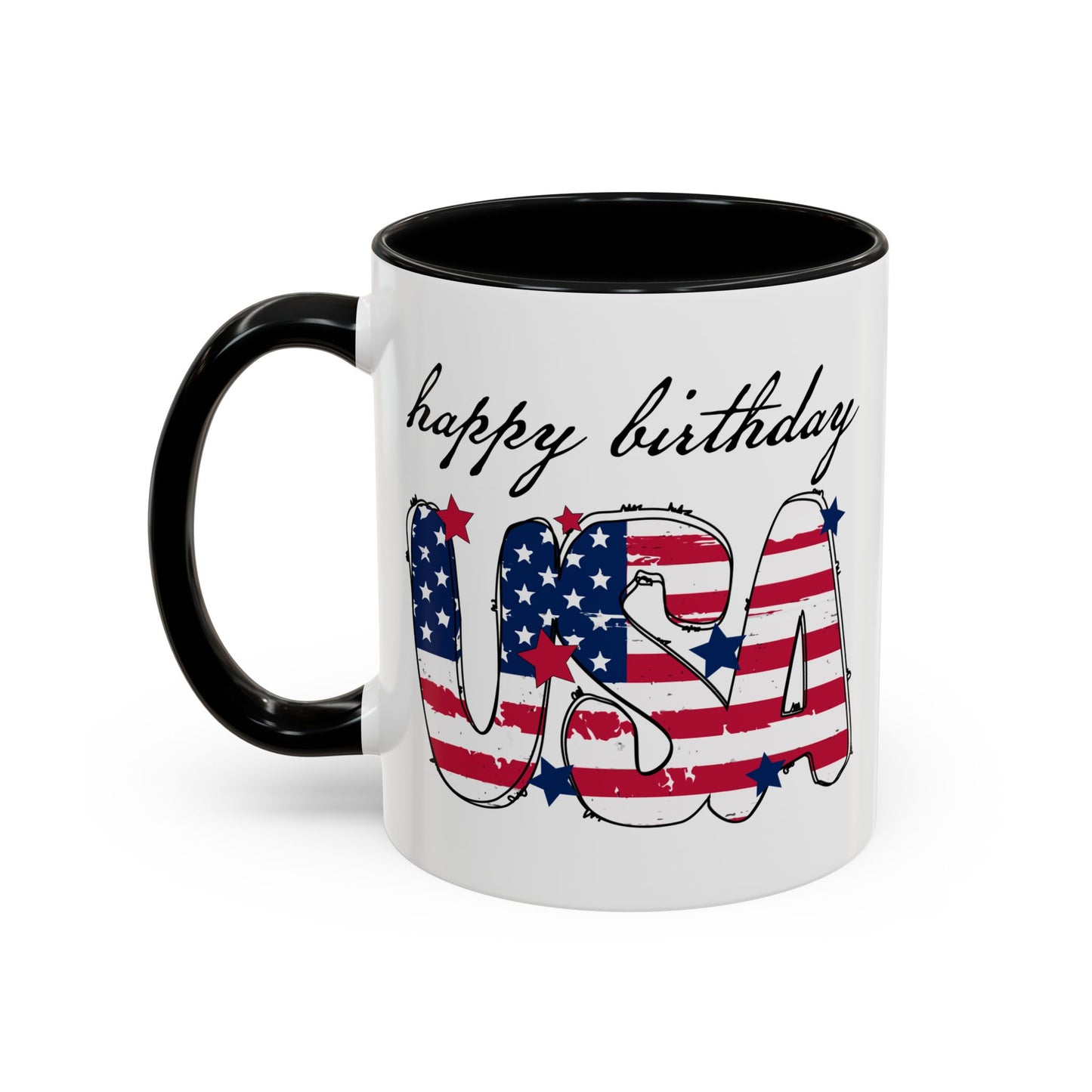 4th of July Mug - Happy Birthday USA