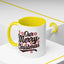 Christmas Mug - Merry Christmas Black Red & White Baseball Text