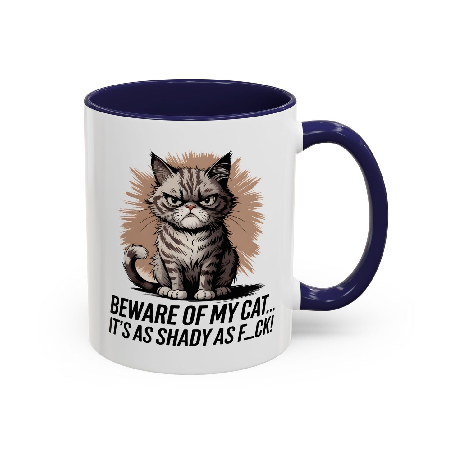 Humor Mug - Beware of My Cat