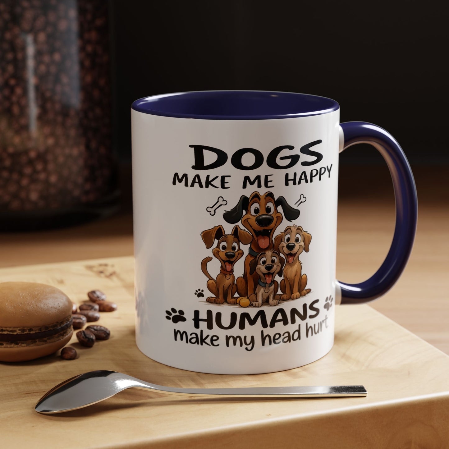 Animal Mug - Dogs Make Me Happy