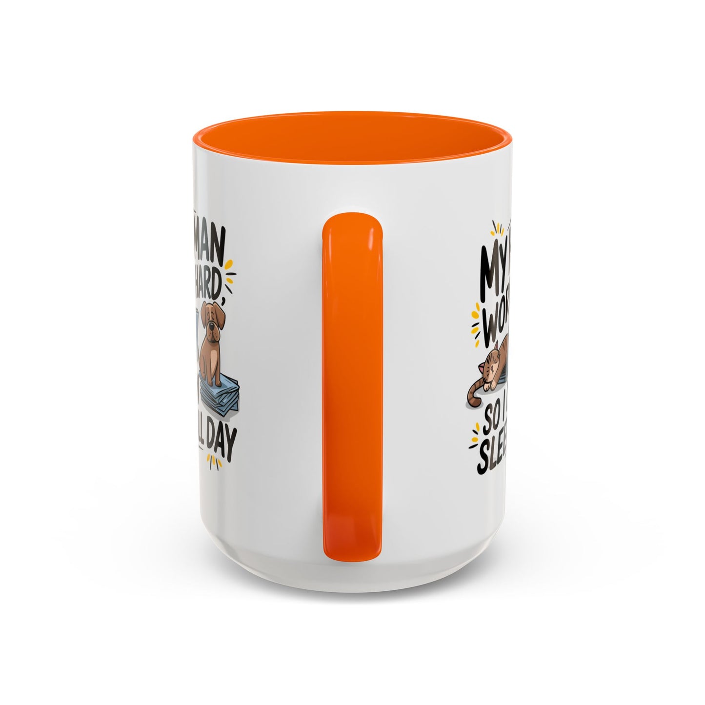 Animal Mug - My Human Works Hard