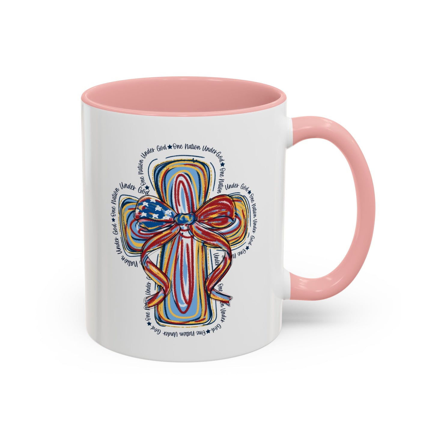 4th of July Mug - Christian Cross Bow
