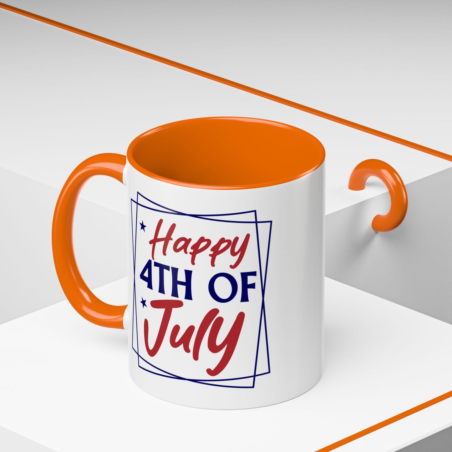 4th of July Mug - Happy Fourth of July Frames