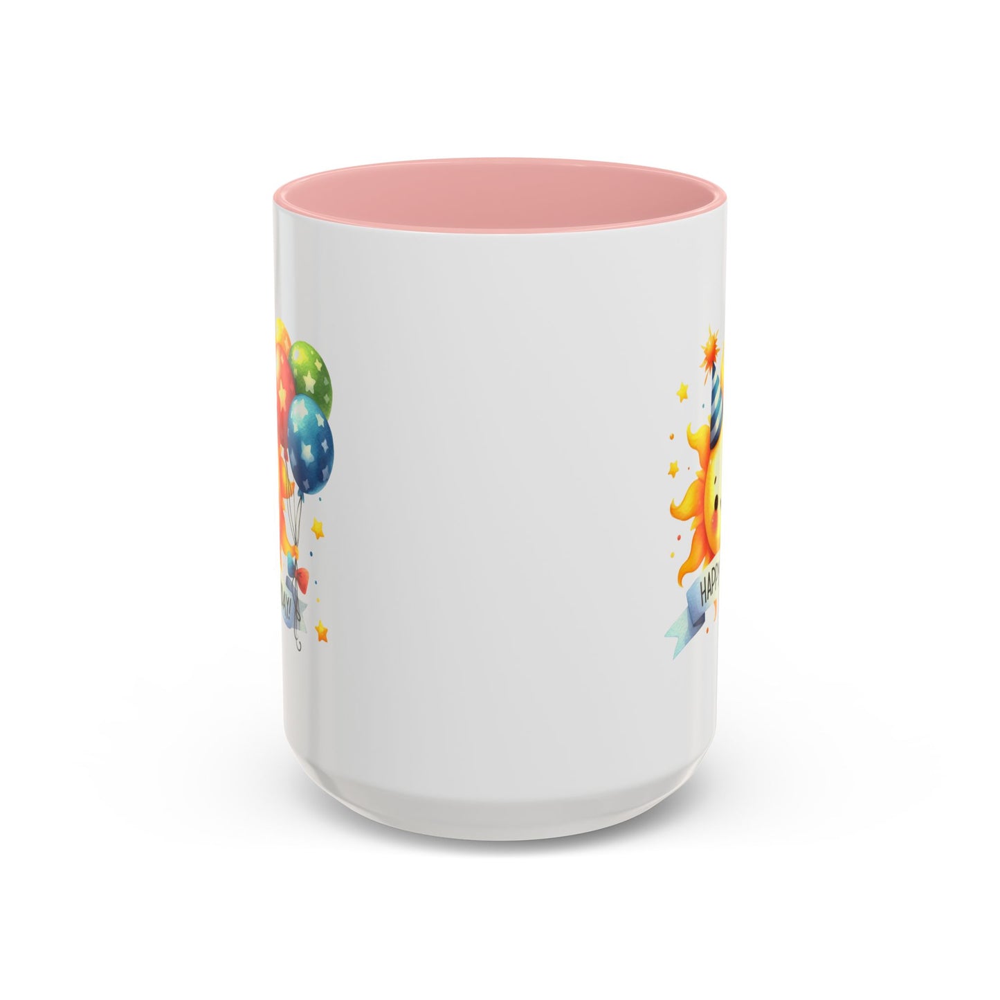 Birthday Mug - Happy Birthday Sun & Balloons