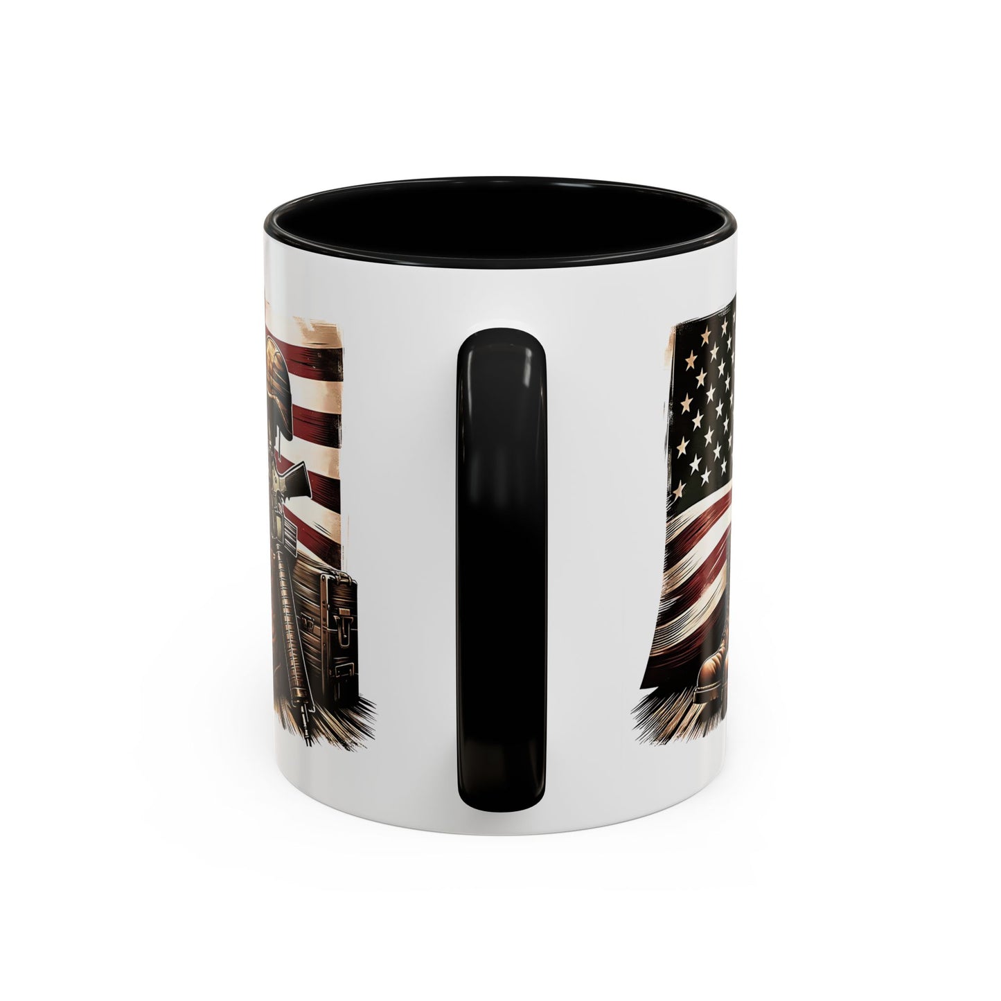 4th of July Mug - Fallen Soldier Boots Flag 3