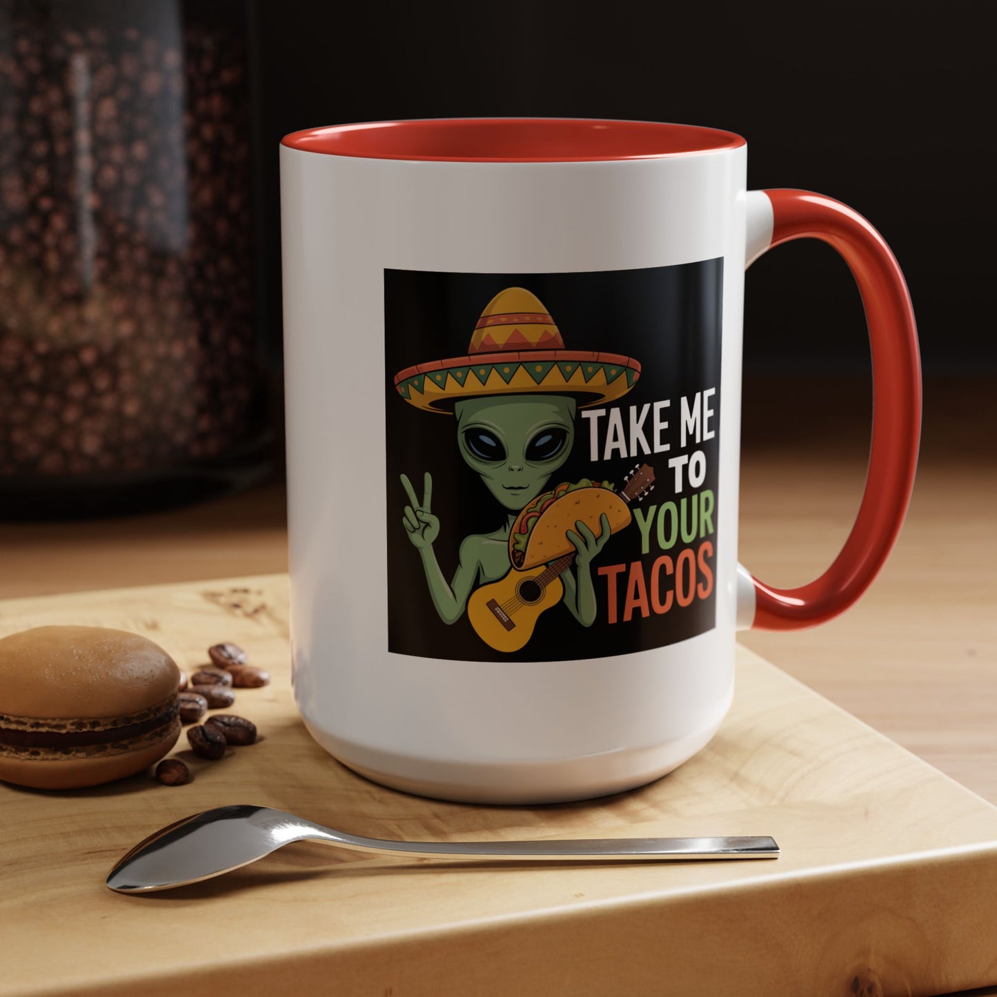 Alien Mug - Take Me To Your Tacos