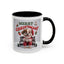 Christmas Mug - Merry Christmas Red Text Puppy Red Top