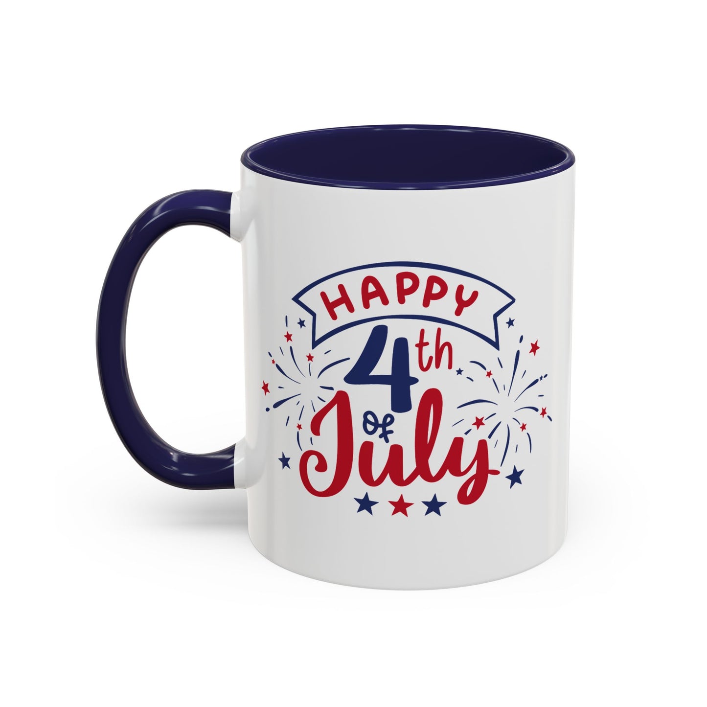 4th of July Mug - Happy 4th of July Fireworks