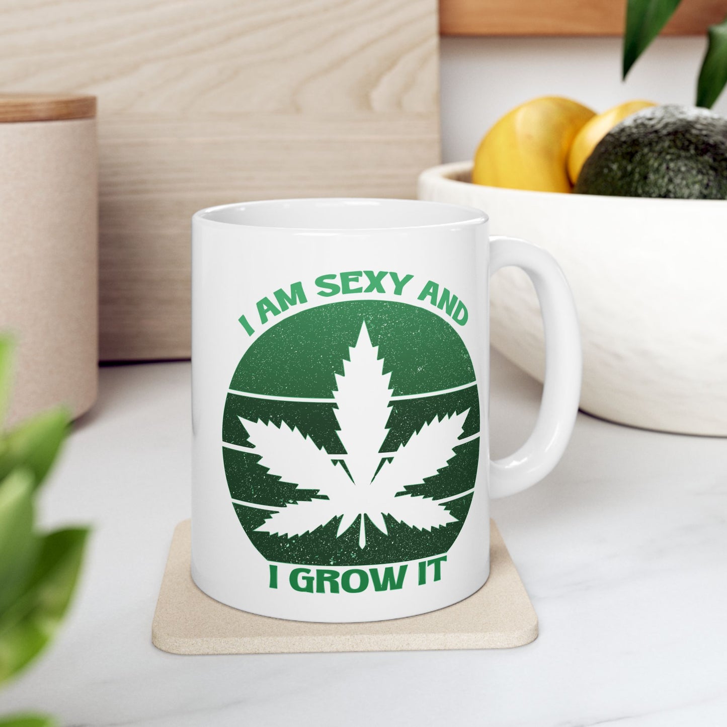 Adult Mug - I'm Sexy and I Grow It