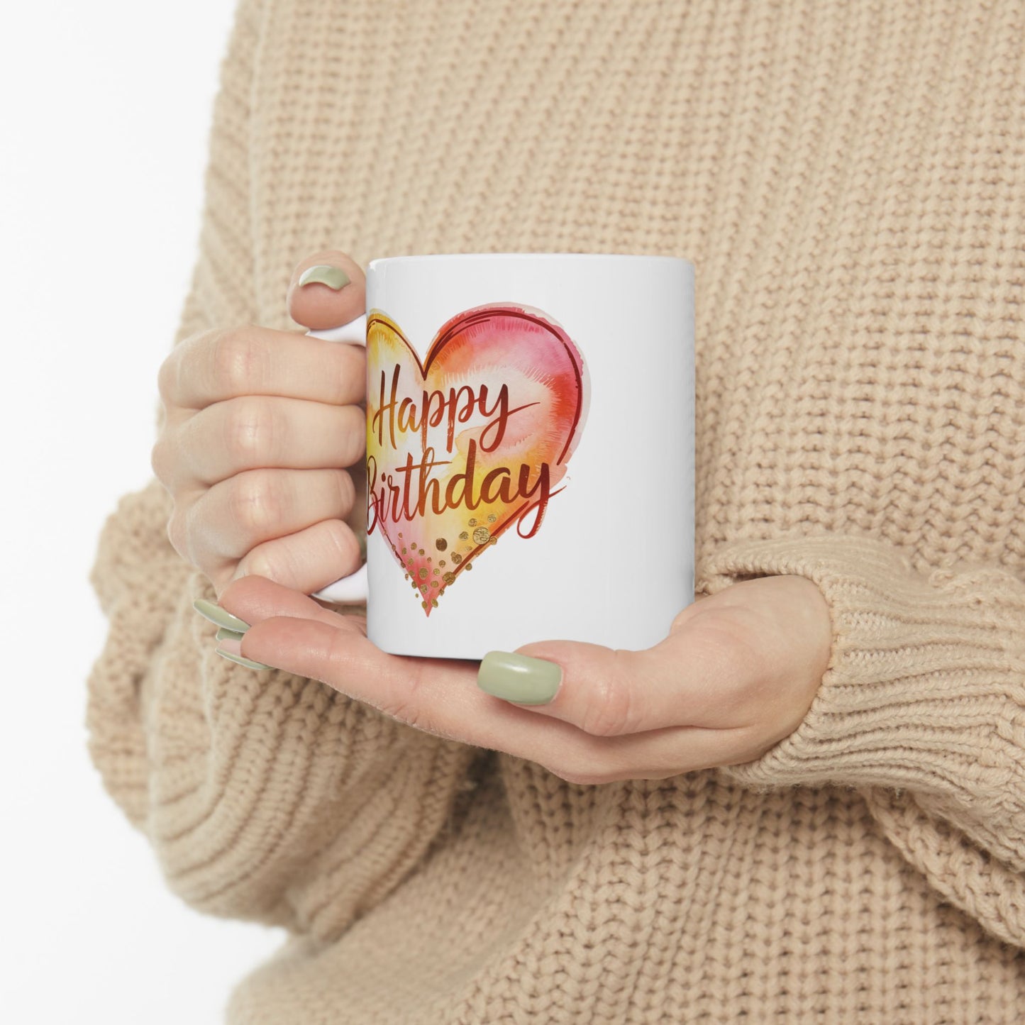 Birthday Mug - Happy Birthday With Heart