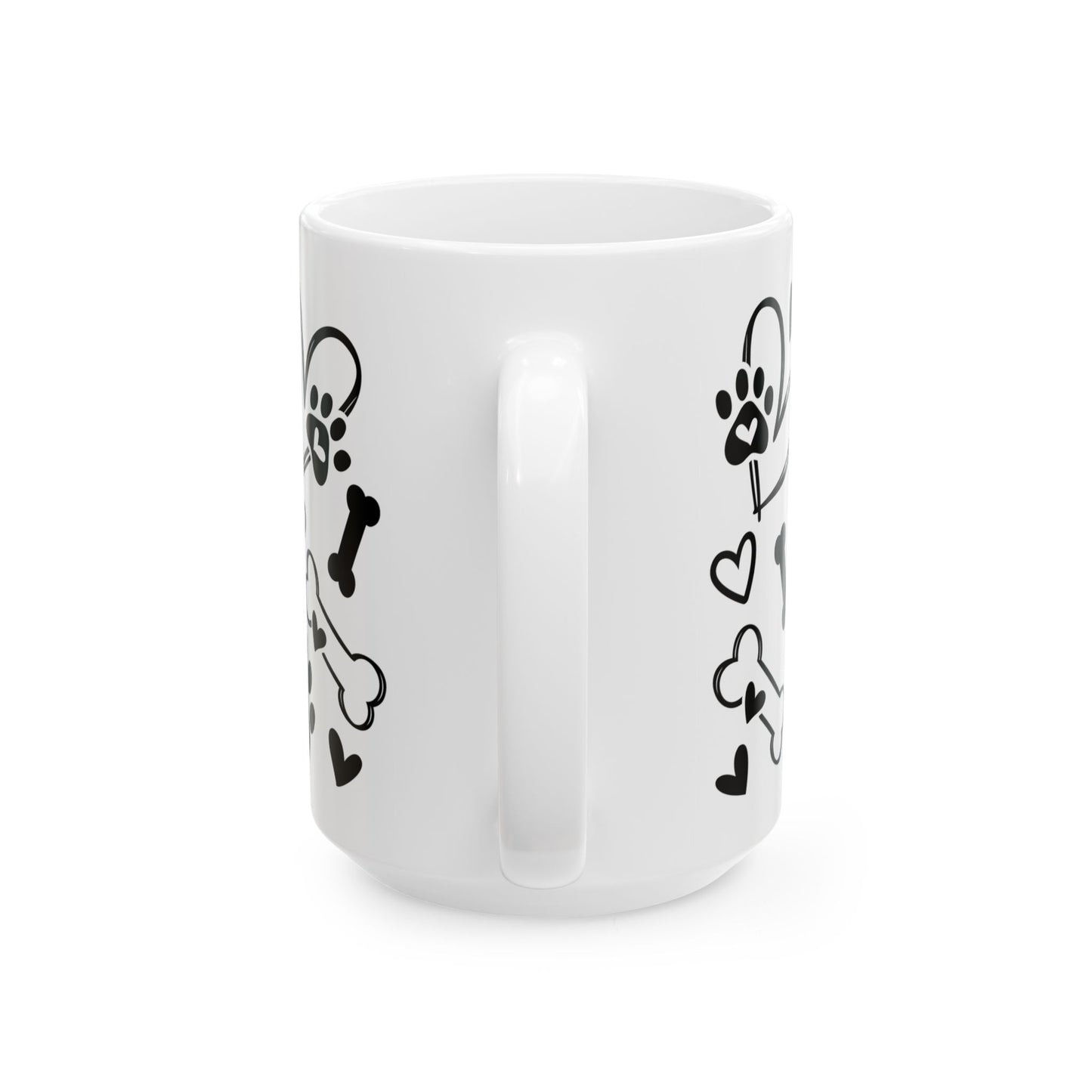 Animal Mug - Dog Paws & Bones