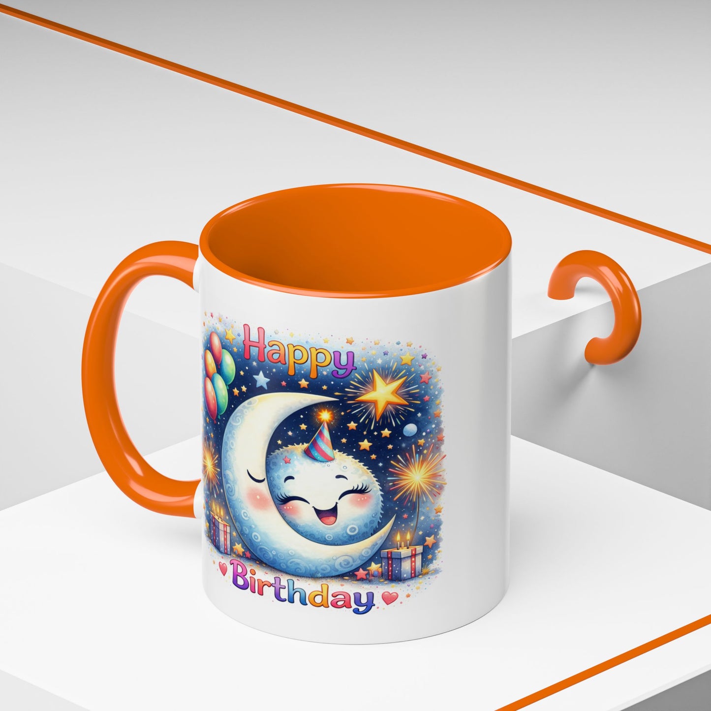 Birthday Mug - Moon and Stars