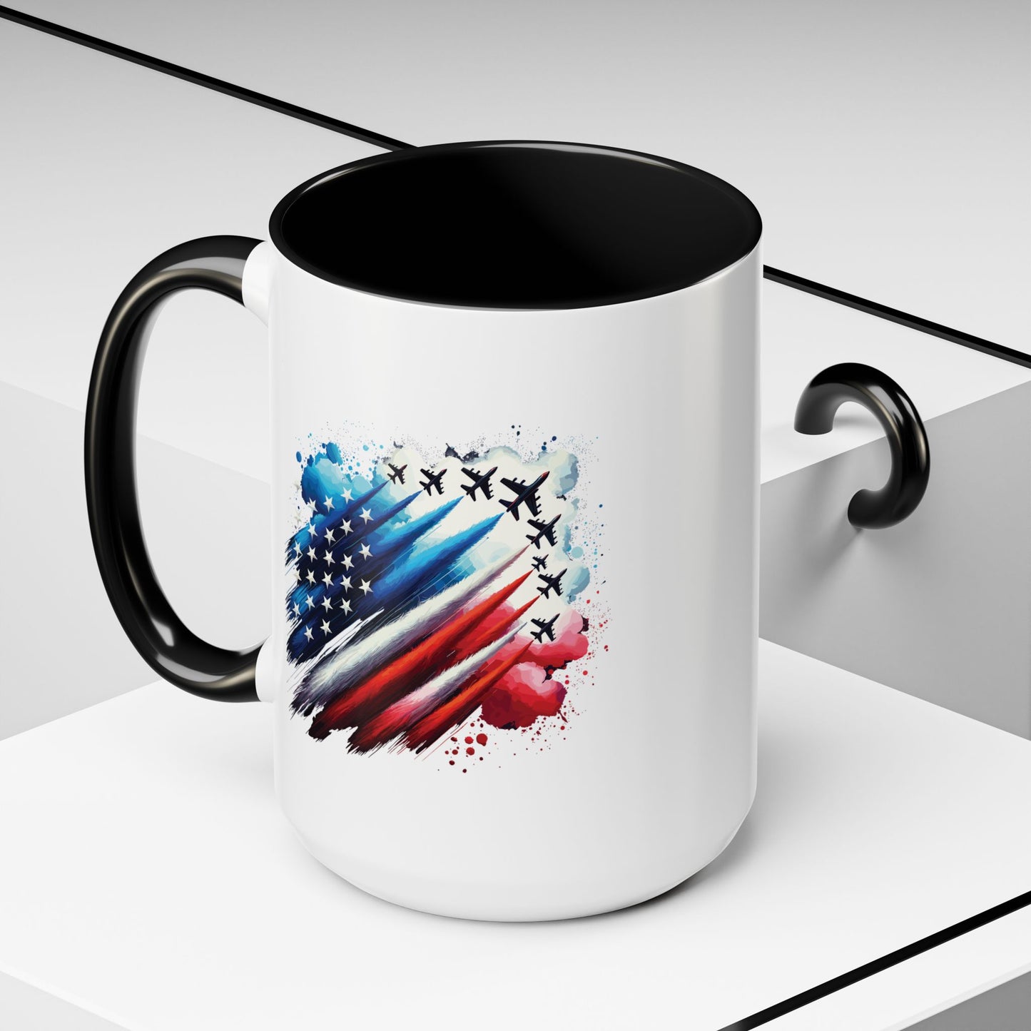 4th of July Mug - Fighter Jets USA Patriotic