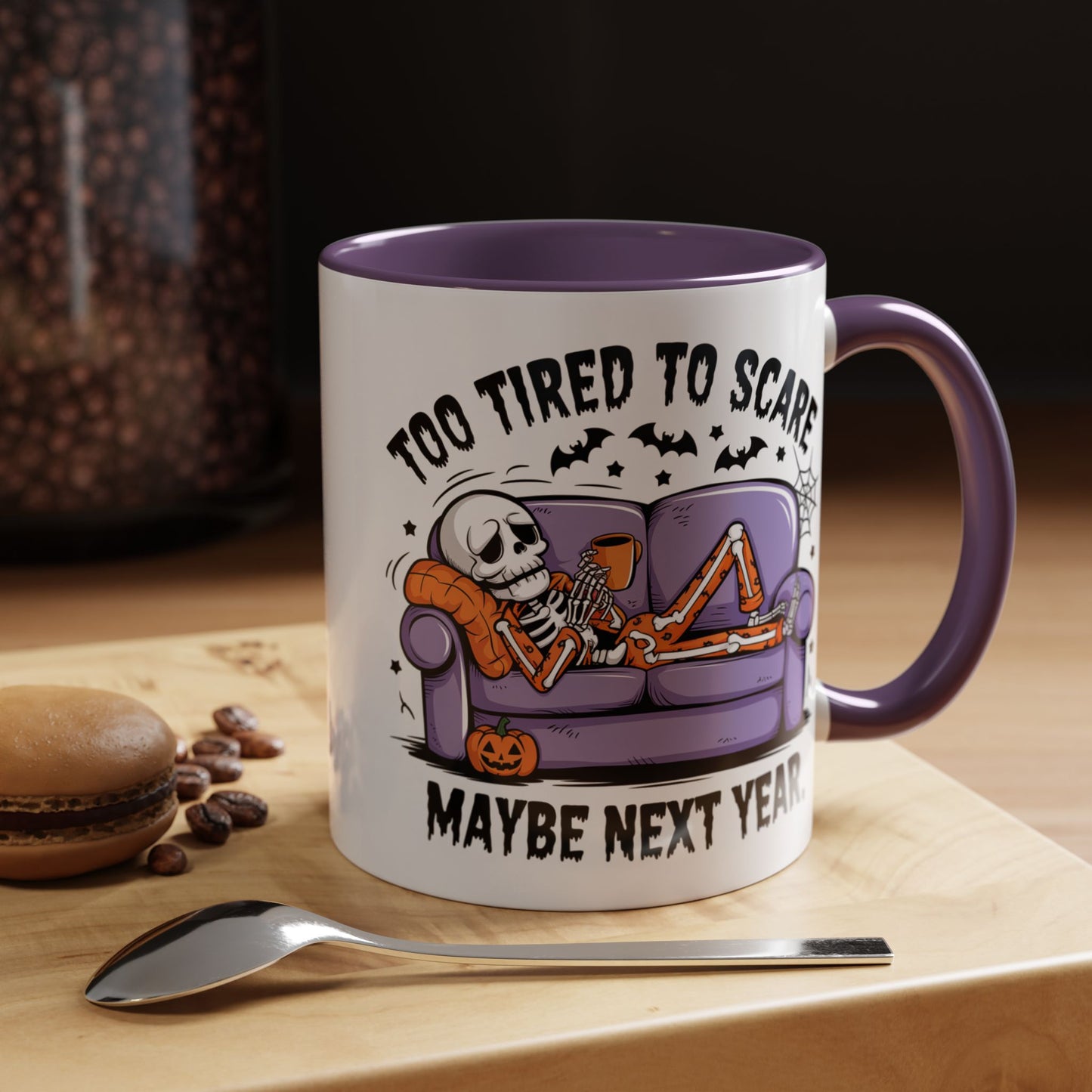 Halloween Mug - Too Tired To Scare