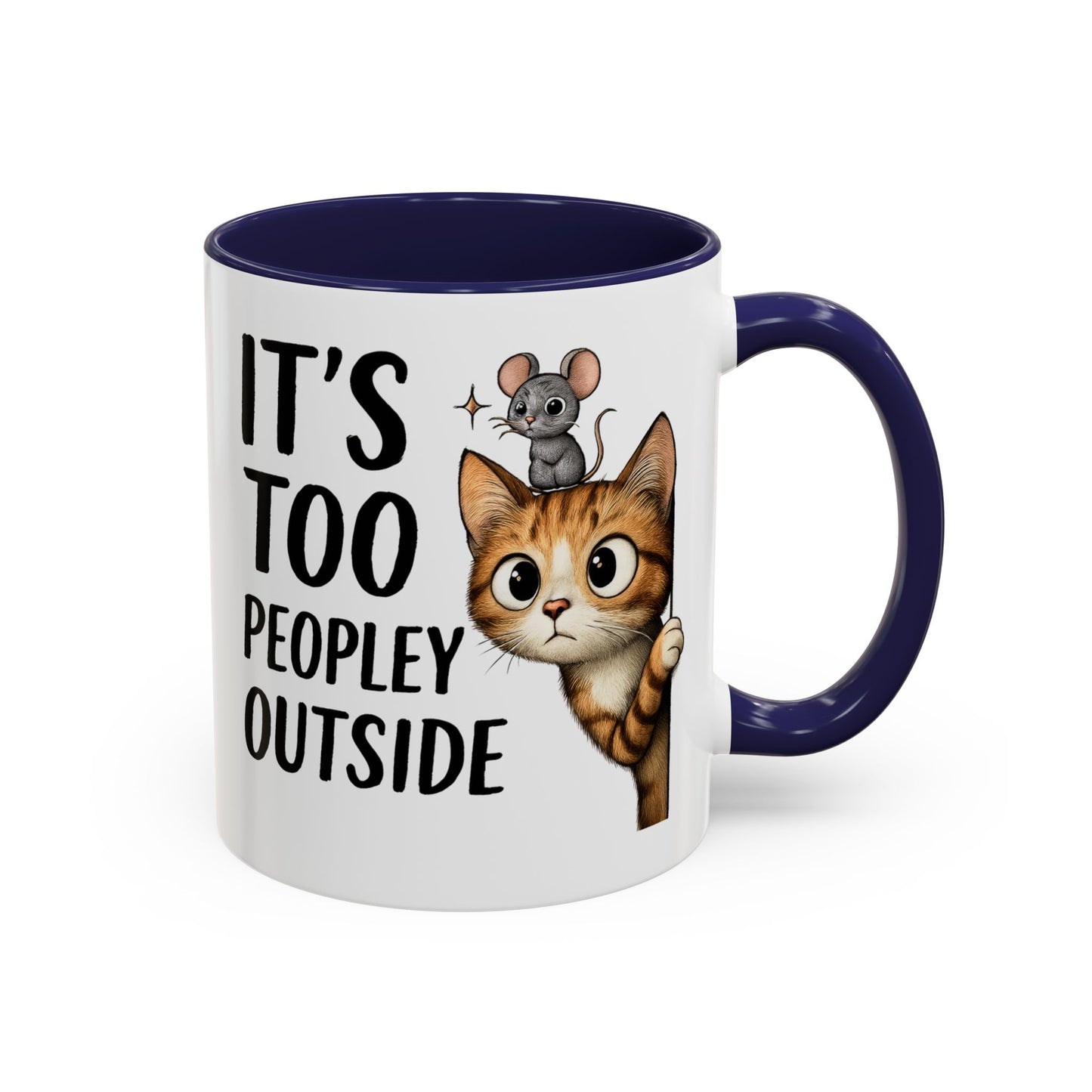 Animal Mug - It's Too Peopley Outside