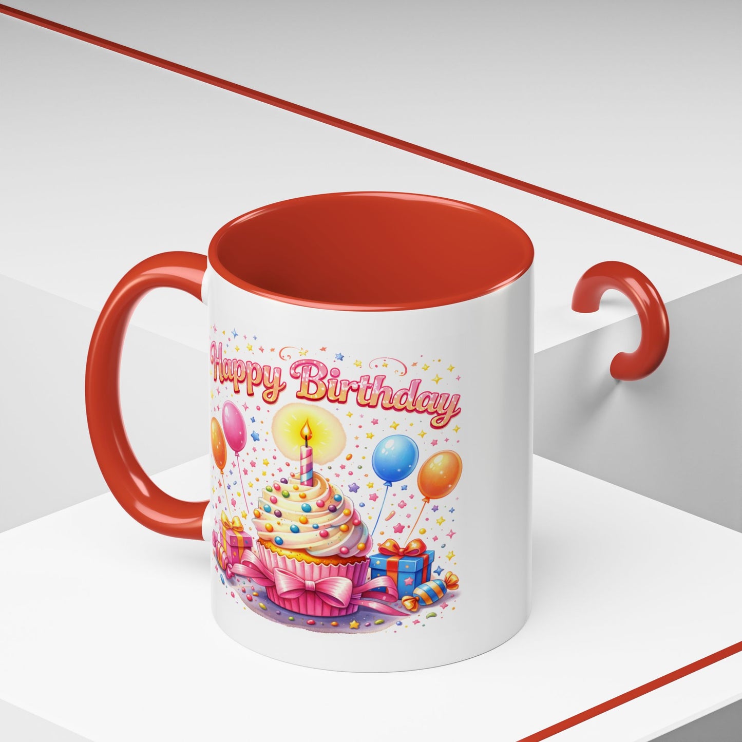 Birthday Mug - Cupcake Candle