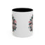 Christmas Mug - Merry Christmas White & Red Embossed Text
