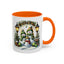 Christmas Mug - Green Snowman Family