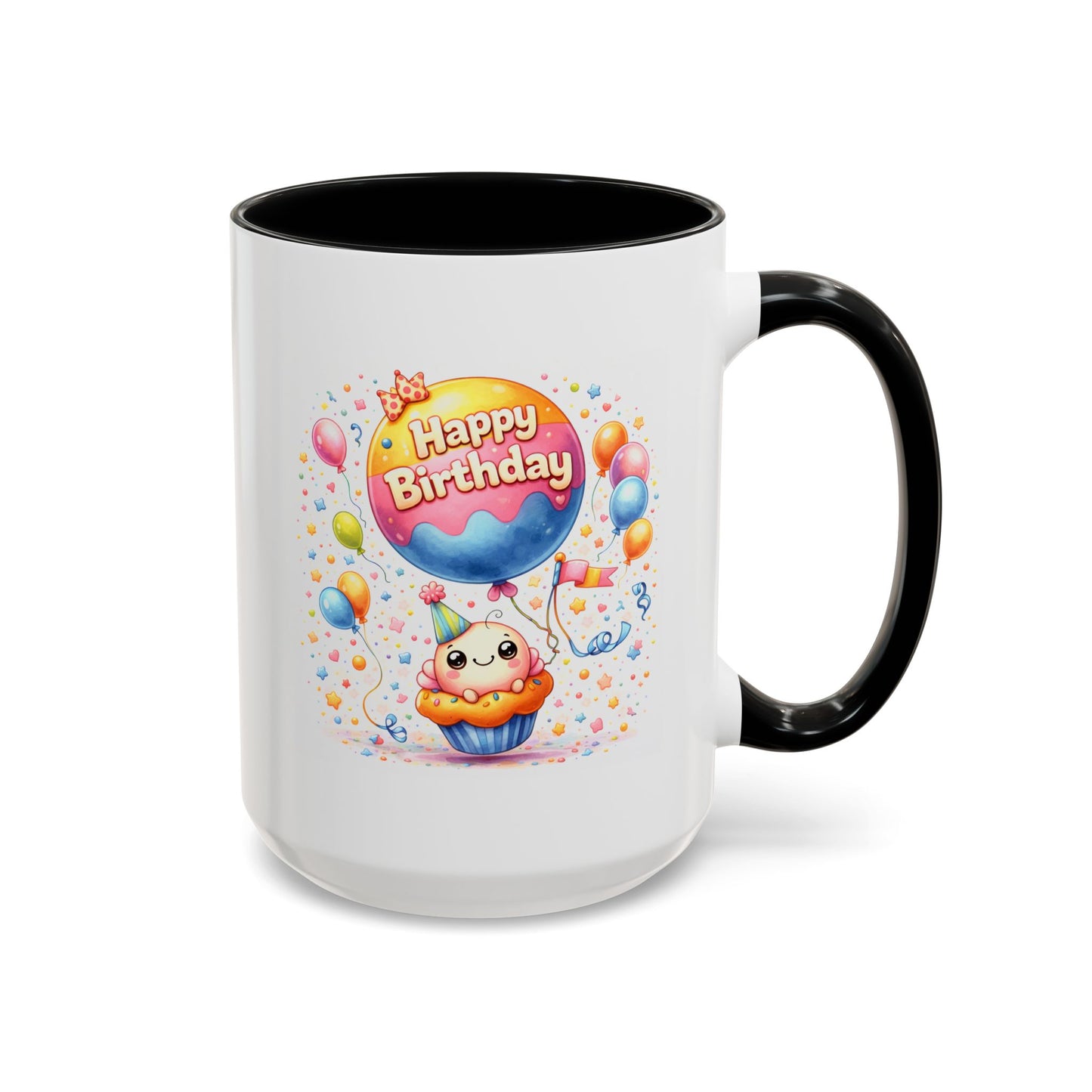 Birthday Mug - Cupcake Balloon