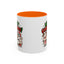 Christmas Mug - Merry Christmas Green & Red Text Cute Animals