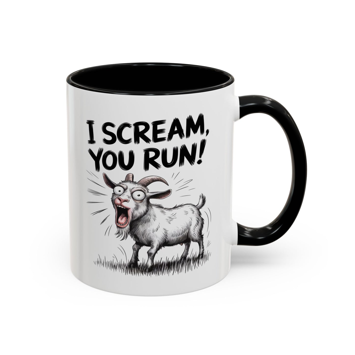 Humor Mug - I Scream, You Run
