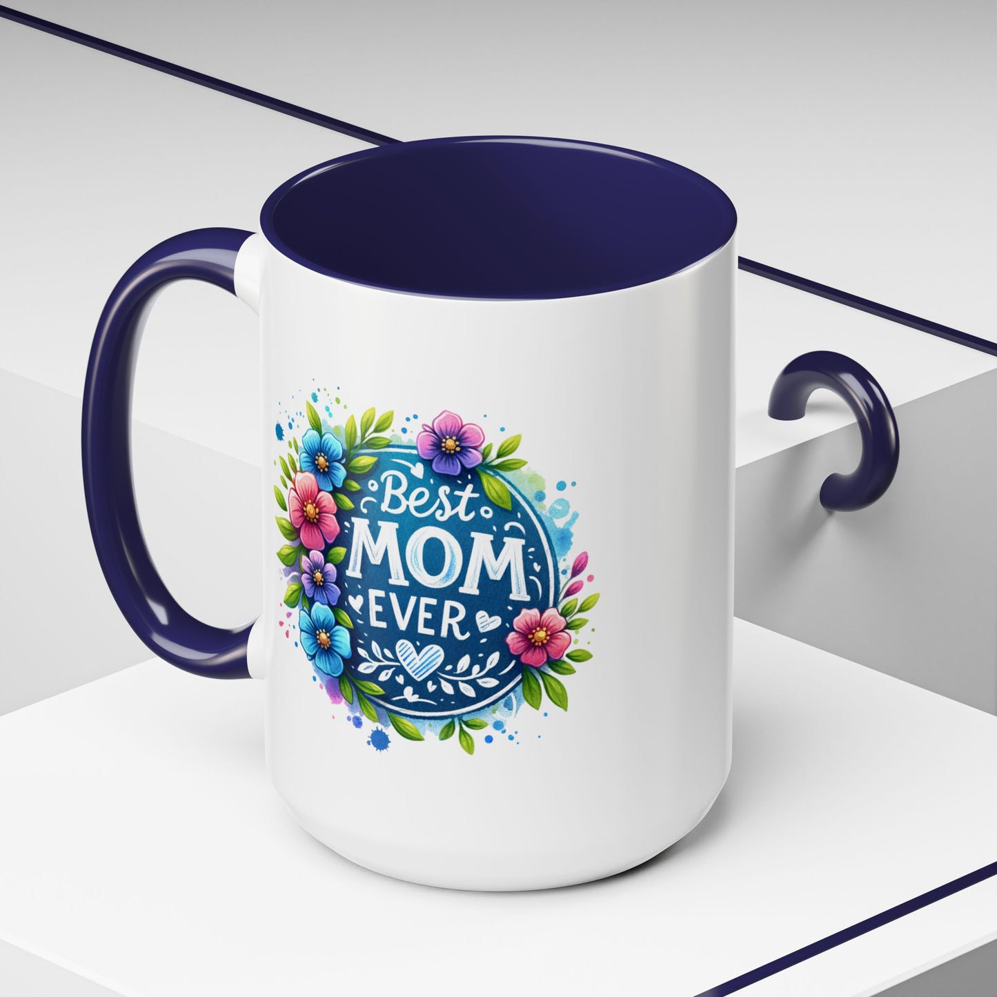 Mother's Day Mug - Best Mom Ever Floral