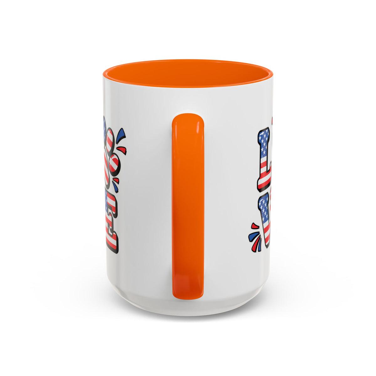 4th of July Mug - Animal Love USA Flag