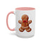 Christmas Mug - Decorative Gingerbread Man