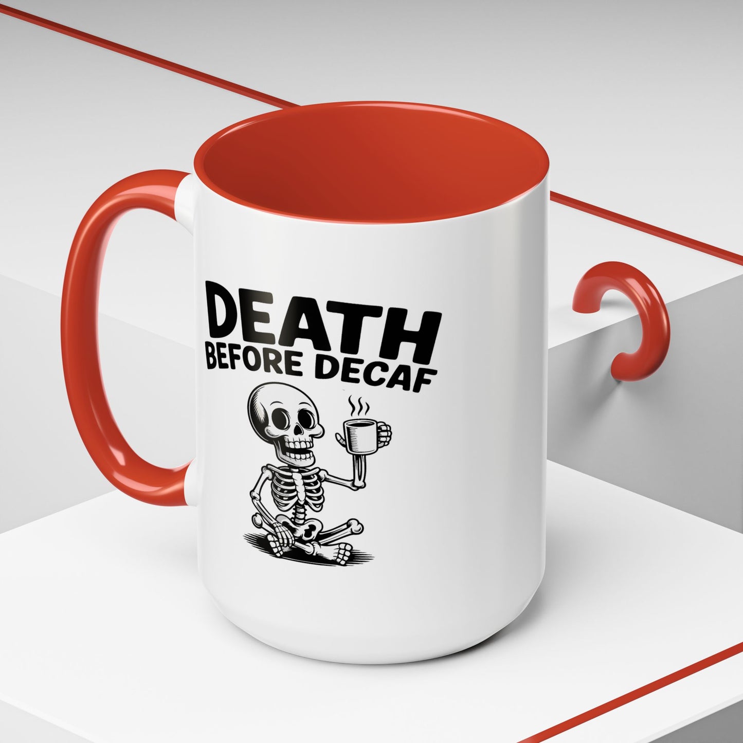 Humor Mug - Death Before Decaf