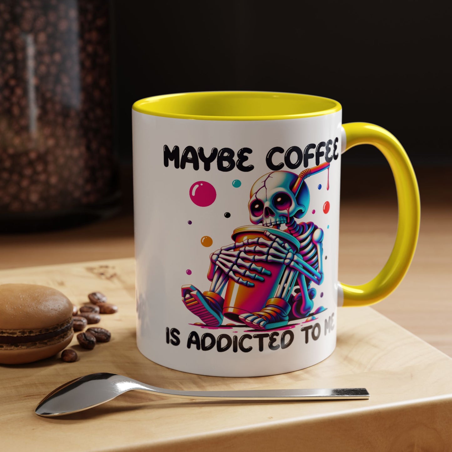 Adult Mug - Maybe Coffee Is Addicted To Me