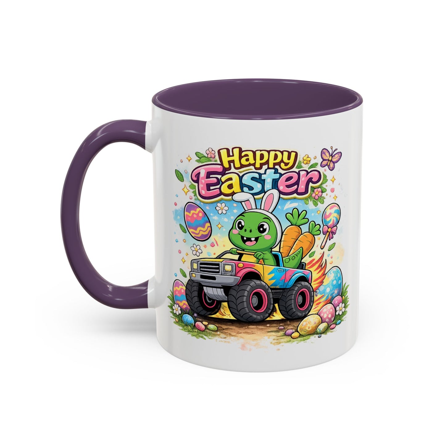 Easter Mug - Dinosaur Monster Truck